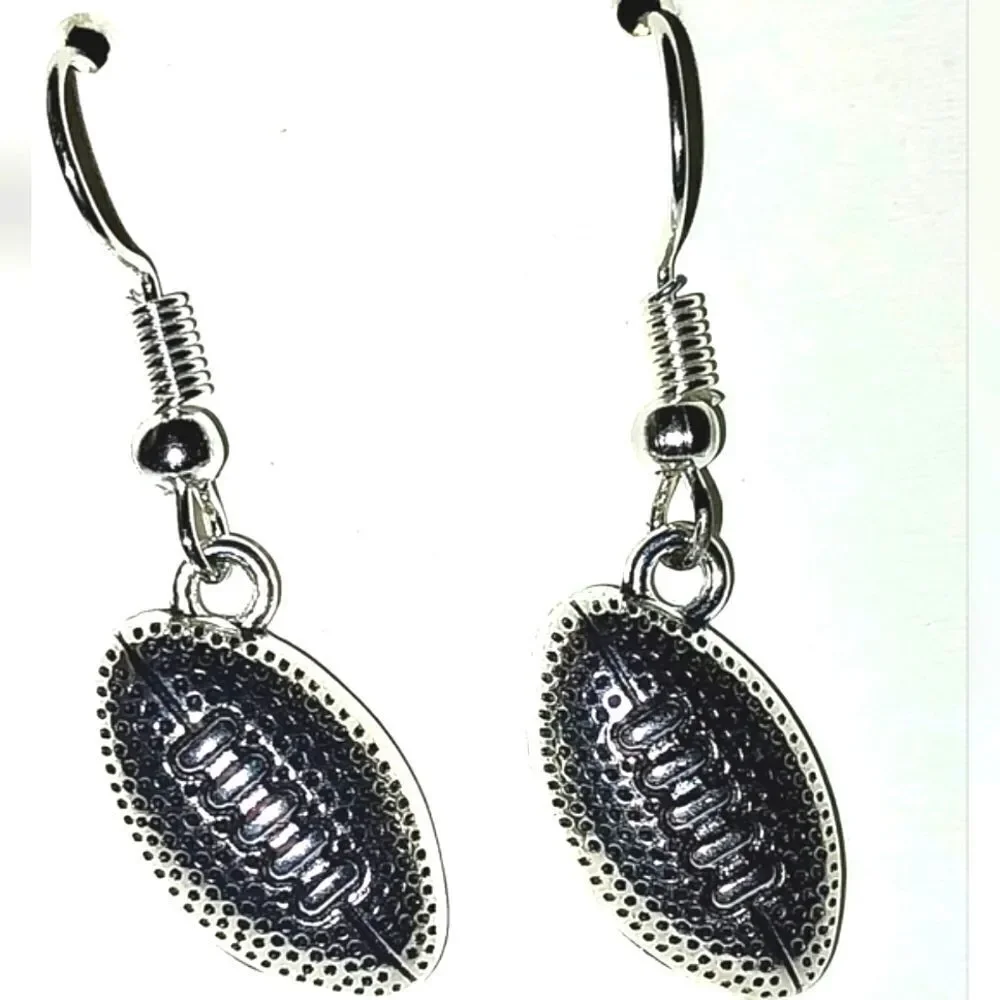 Super cute football sports earrings for women and kids